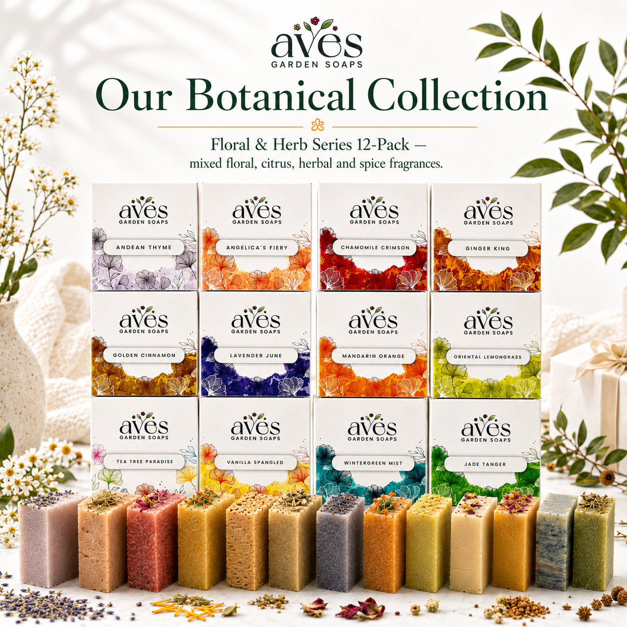 12-Pack Floral & Herb Series