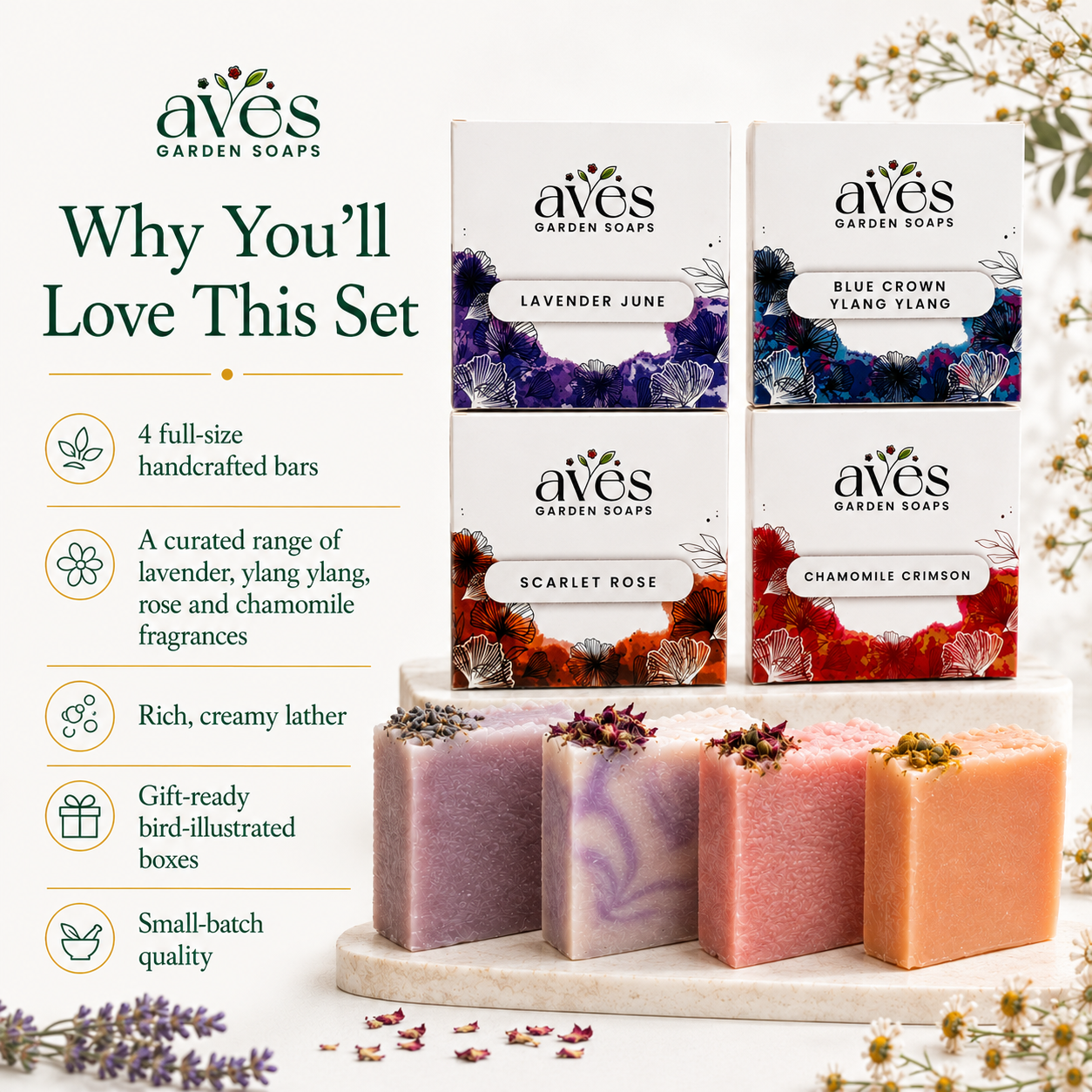 4-Pack Classic Florals