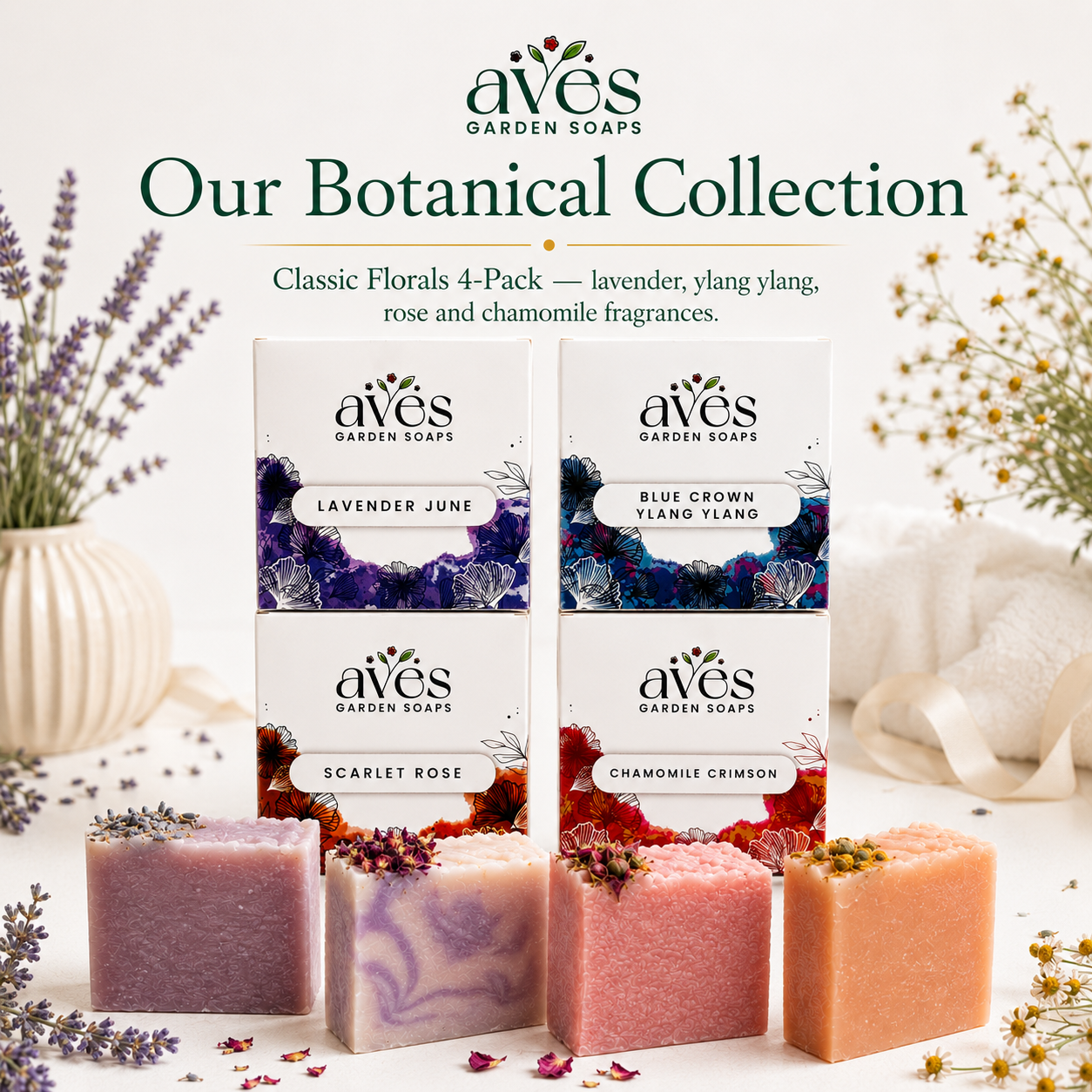 4-Pack Classic Florals